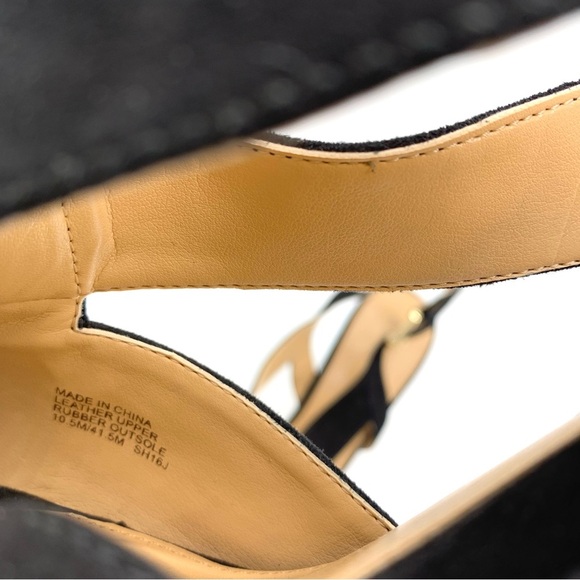 Michael Michael Kors black suede slingback heels - Picture 5 of 11